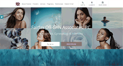 Desktop Screenshot of fairfaxobgyn.com